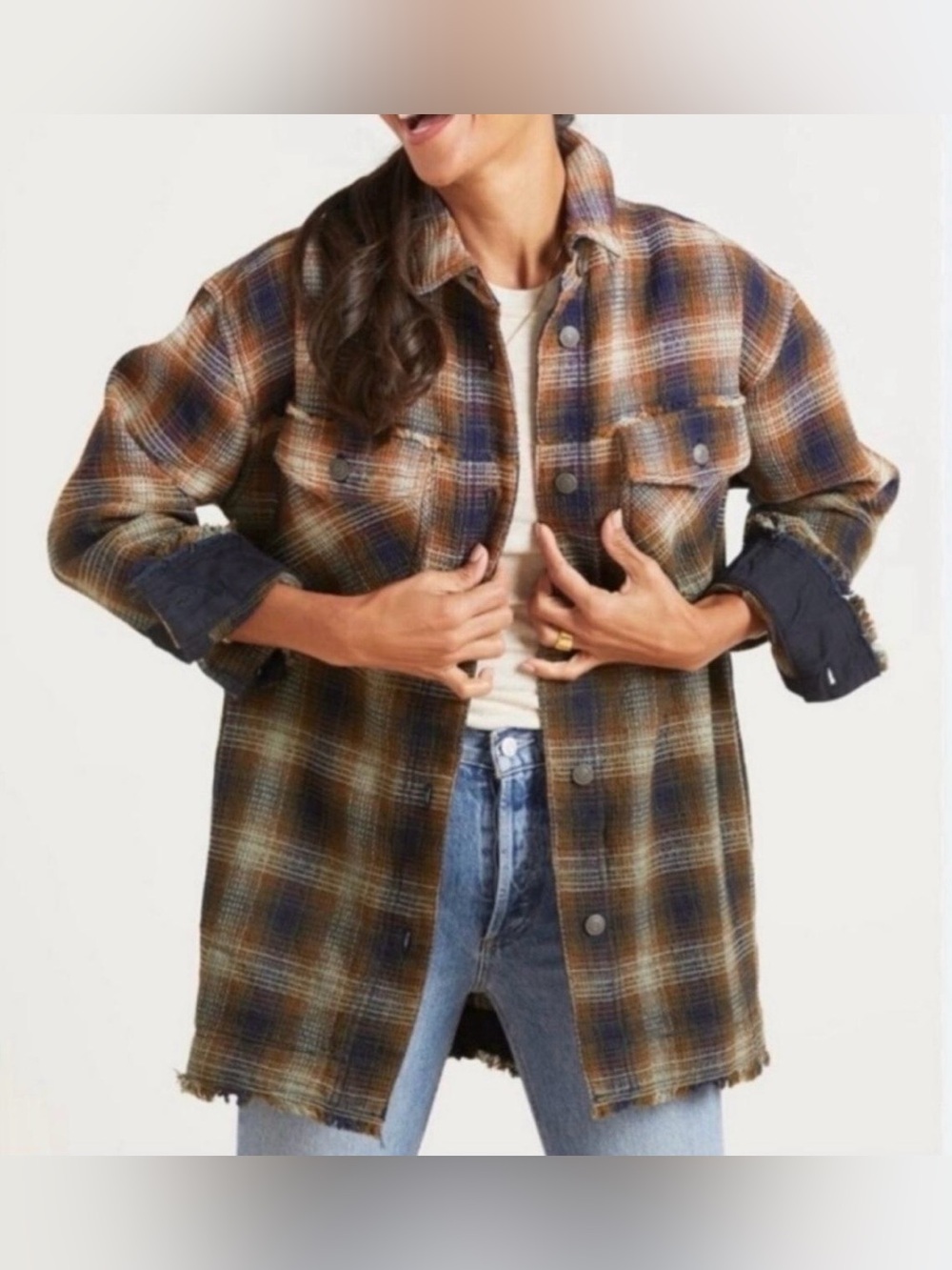 Free People Shirt Jacket